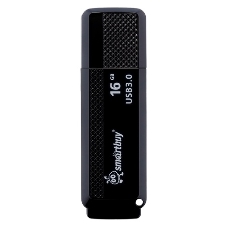 Флешка USB Smartbuy Dock (SB16GBDK-K3), 16Gb, USB 3.0/3.1, R/W 70/25, черный