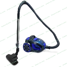 Пылесос Ginzzu VS437 черный/синий, 420/2400 Вт, уборка сухая, пылесборник контейнер 2,5 л