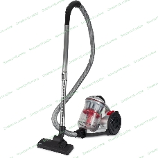 Пылесос Hyundai HYV-C2950 черный/красный, 380/2400 Вт, уборка сухая, пылесборник контейнер 3.5 л