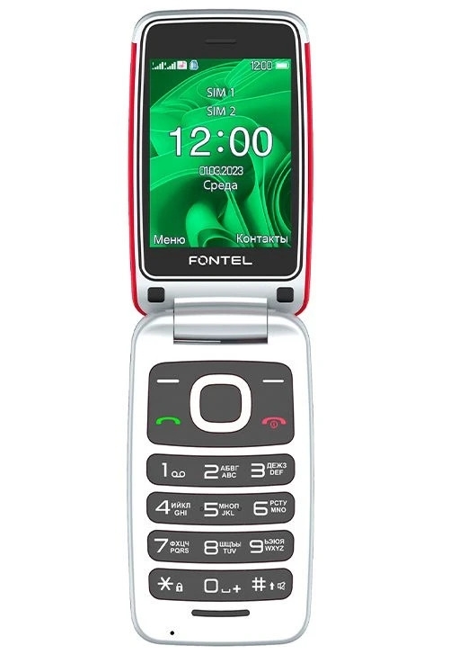 Мобильный телефон FONTEL FL280, красный