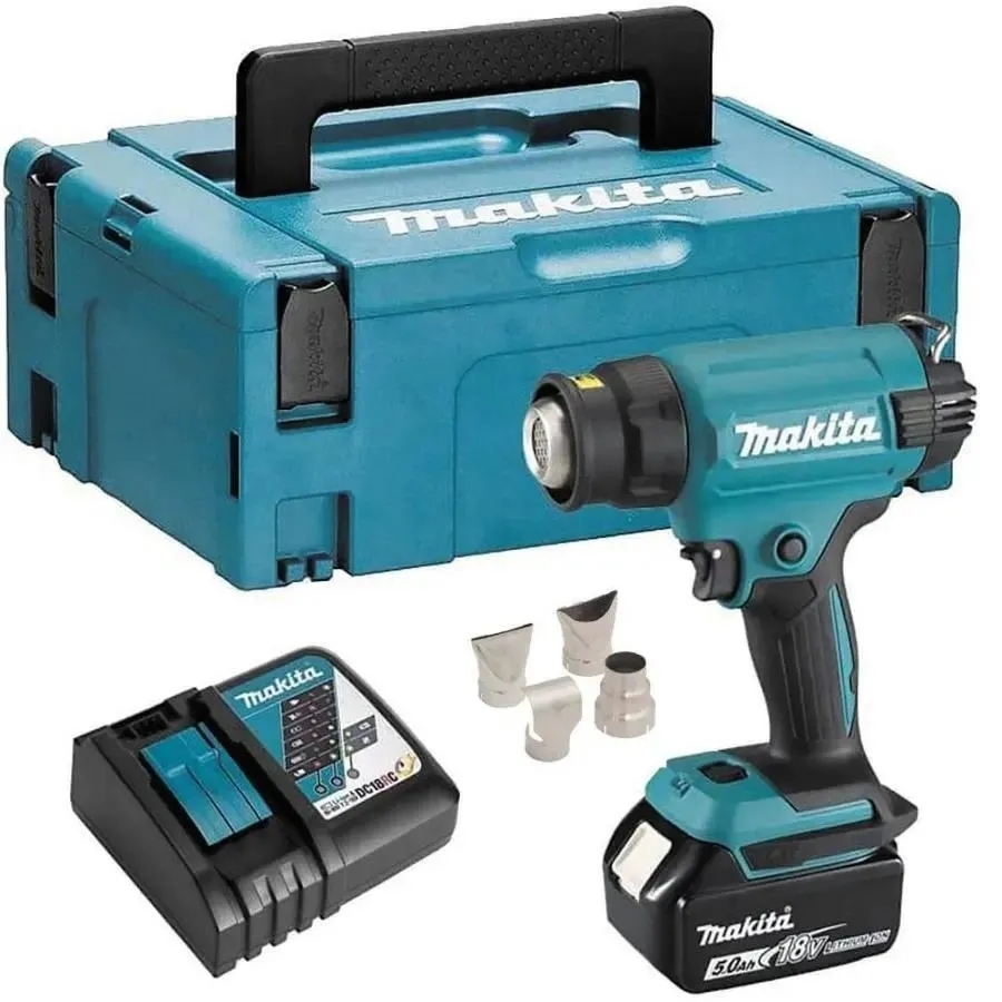 Фен технический Makita DHG181RT1J темп.150/250/350/450/550С