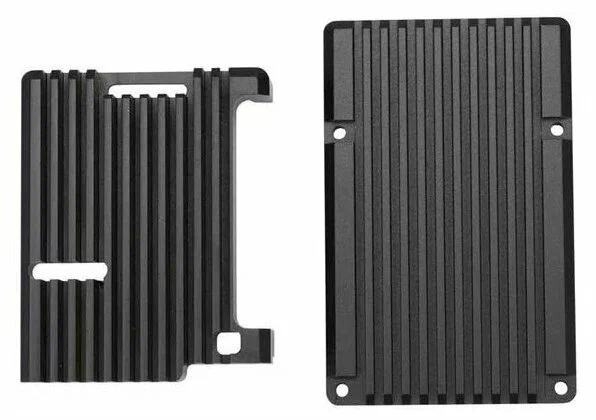 Корпус ACD черный Metal Aluminum Case for Raspberry Pi 4B
