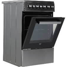 Плита электрическая Beko FSS57100GX серебристый, конфорок 4 шт, духовка 60 л, 50 см x 85 см x 60 см