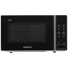 Микроволновая печь Hotpoint MWHA 201 SB серебристый, 20 л, 700 Вт, переключатели — сенсор