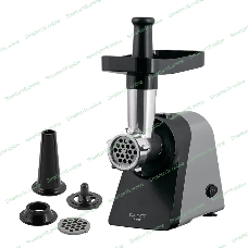 Мясорубка электрическая Scarlett SC-MG45S76 серый, 1800 Вт, 2.0 кг/мин, реверс, насадки - 4