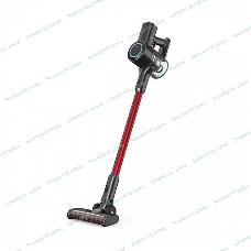 Пылесос вертикальный BQ VCA1000W серый/красный, питание от аккумулятора, 160 Вт, уборка сухая/влажная, пылесборник 0.5 л, работа от АКБ max 50 мин