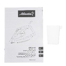 Утюг Atlanta ATH-5544 голубой/белый, 2200 Вт, 32 г/мин, 85 г/мин, 400 мл