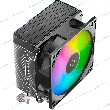 Кулер для процессора Ocypus Gamma A20 BK ARGB, 92mm FARGB FAN, Top FARGB Panel, 2 HEAT PIPES, 3-PIN, 1900 RPM, 21DBA, HYDRO BEARING, LGA115X/1200/1700/18XX, AM4/AM5