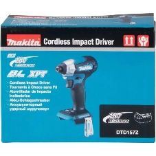 Дрель-шуруповерт Makita DTD157Z, 18 В, 0 Ач, 140 Нм, бесщеточный, ударный