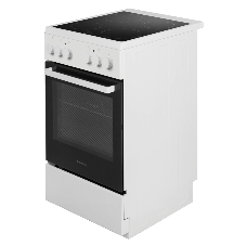 Плита электрическая Maunfeld MEC55CW07 белый, конфорок 4 шт, духовка 60 л, 50 см x 85 см x 60 см