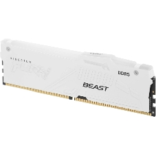 Оперативная память Kingston Fury Beast RGb, DDR5, 64Gb (2x32Gb), 6000MHz, CL36, DIMM, с радиаторами, RGb, белый