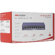 Коммутатор Hikvision DS-3E1309P-EI(O-STD)(B), 8×100 Мбит/с PoE + 1×1 Гбит/с, настраиваемый