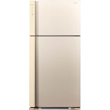 Холодильник Hitachi R-V660PUC7-1 BEG бежевый двухкамерный 405/145л морозилка сверху, No Frost