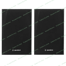 Акустическая система Gembird SPK-201, черный МДФ,2х2,5 Вт, регулятор громкости, USB