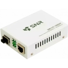 Медиаконвертер SNR 10/100/1000-Base-T/100/1000Base-FX с SFP-портом