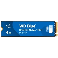 Накопитель SSD 4Tb WD Blue, NVMe, M.2 2280, PCI-E 4x4 R/W - 5500/5000 Mb/s