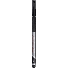 Набор ручек шариковых Deli Arrow EQ10-BK-P синий металлик/черный, черные чернила, коробка картонная (12шт) сменный стержень, линия 0.7мм, резиновая манжета
