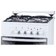 Плита комбинированная Flama RK 23-101 W белый, конфорок 4 шт, духовка 50 л, 50 см x 85 см x 60 см