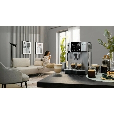 Кофемашина DeLonghi ECAM220.30.SB серебристо-черный, исп. кофе - зерновой/молотый, 1.8 л, 1450 Вт, 15 бар
