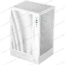 Компьютерный корпус Deepcool CH170 DIGITAL белый без БП mATX 1x120мм 1xUSB 2.0 1xUSB 3.0 audio bott PSU