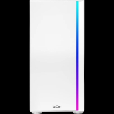Компьютерный корпус без блока питания PCCooler LM300 ARGb WH, Tempered Glass Mid Tower, белый, ABS, TG, SPCC, 1x120мм ARGb mATX, ITX 170/330/mm 2x2.5