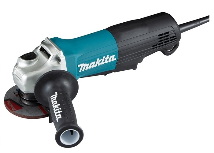 Угловая шлифовальная машина (болгарка) Makita GA5050R,ф125мм,1300Вт, 11000об\м,2.5кг,кор,anti-restart,пл. пуск,держ-ль Anti