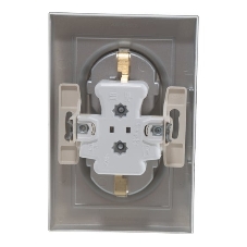 Розетка 2-м AtlasDesign с заземл. 16А в сборе алюм. SchE ATN000324
