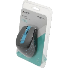 Мышь беспроводная A4Tech Fstyler FG30S серый/синий, 2000 dpi, радиоканал, USB, кнопки - 5