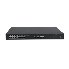 Коммутатор Dahua DH-PFS3220-16GT-240, 16×1 Гбит/с + 2×1 Гбит/с SFP, неуправляемый