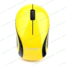 Мышь беспроводная Gembird MUSW-615 желтый, 1200 dpi, радиоканал, USB, кнопки - 3