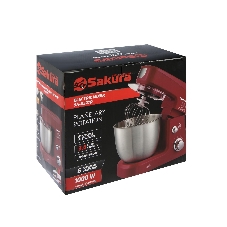 Миксер планетарный Sakura SA-6327R красный