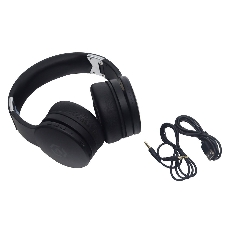 Беспроводные/проводные наушники Raskat ANC 1B черный, полноразмерные, Bluetooth + проводной, активное шумоподавление, складная конструкция, до 50 ч