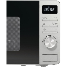 Микроволновая печь Gorenje GRILL MO23A4X нержавеющая сталь, 23 л, 800 Вт, переключатели - кнопки, поворотный механизм