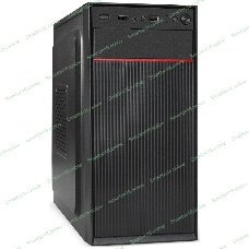 Компьютерный корпус Minitower ExeGate BAA-113-UNS500 (mATX, БП UNS500 с вент. 12см, 2*USB, аудио, черный)