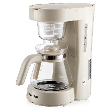 Кофеварка капельная BRAYER BR1123YE бежевый, исп. кофе - молотый, 0.75 л, 700 Вт.