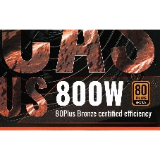 Блок питания Aerocool/Formula KCAS-800W, 800Вт, PLUS 80 PLUS Bronze, 120мм, черный