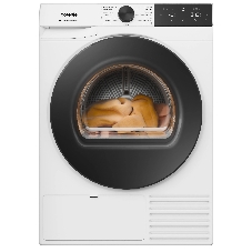 Сушильная машина Gorenje DG49D, отдельностоящая, ВхШхГ 850х600х625 мм, загрузка 9 кг, 15 программ, конденсационная сушка с тепловым насосом, поворотное/сенсорное управление, цифровой дисплей, Wi-Fi, датчик влажности белья, функция TwinAir, половинная загрузка, защита от сминания, отсрочка старта, функция 