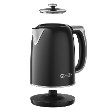 Чайник электрический Galaxy Line GL 0360 1.7 л, 2200 Вт, черный корпус: нерж.сталь/пластик