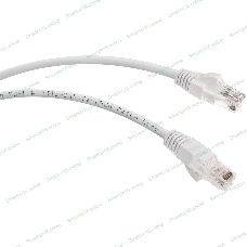 Шнур комм. Cabeus, Cat.5e, неэкр., U/UTP, RJ45/RJ45, PVC, AWG24, 0.3м, красный