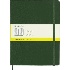 Блокнот MOLESKINE Classic, 192стр, в клеточку, твердая обложка, зеленый qp091k15