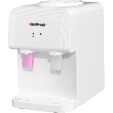 Кулер для воды Hotfrost D70F, верхняя загрузка, нагрев 90 °С, без охлаждения, белый
