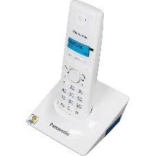 Телефон беспроводной (DECT) Panasonic KX-TG1711RUW (белый) АОН, Caller ID,12 мелодий звонка,подсветка дисплея,поиск трубки