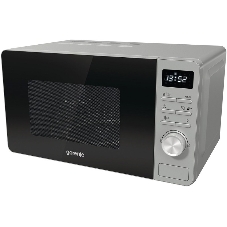 Микроволновая печь Gorenje GRILL MO23A4X нержавеющая сталь, 23 л, 800 Вт, переключатели - кнопки, поворотный механизм