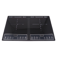 Плита настольная электрическая Sakura SA-7158 чёрный, 4 кВт, индукция, конфорки - 2, закаленное стекло, сенсор