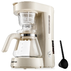 Кофеварка капельная BRAYER BR1123YE бежевый, исп. кофе - молотый, 0.75 л, 700 Вт.