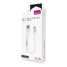 Кабель OLMIO USB 2.0 - Lightning, для Apple iPhone/iPod/iPad, 2м, белый