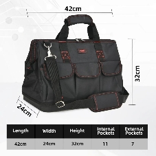 Сумка для инструментов Deli DL430901 Black Edition