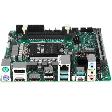 Материнская плата ASUS Pro Q870I-C-CSM, LGA 1851, Intel Q870, 2xDDR5 SO-DIMM, 2xSATA, 1xM.2, 1xPCIe 5.0 x16, DisplayPort, HDMI, 1x1Gb LAN, 3x3.5 мм, 7.1, Mini-ITX