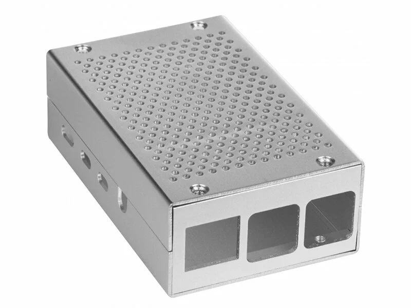 Корпус ACD Silver Fine Heat Dispersion Aluminium Alloy Case for Raspberry Pi 4B
