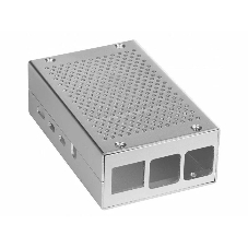 Корпус ACD Silver Fine Heat Dispersion Aluminium Alloy Case for Raspberry Pi 4B Корпус ACD Silver Fine Heat Dispersion Aluminium Alloy Case for Raspberry Pi 4B
